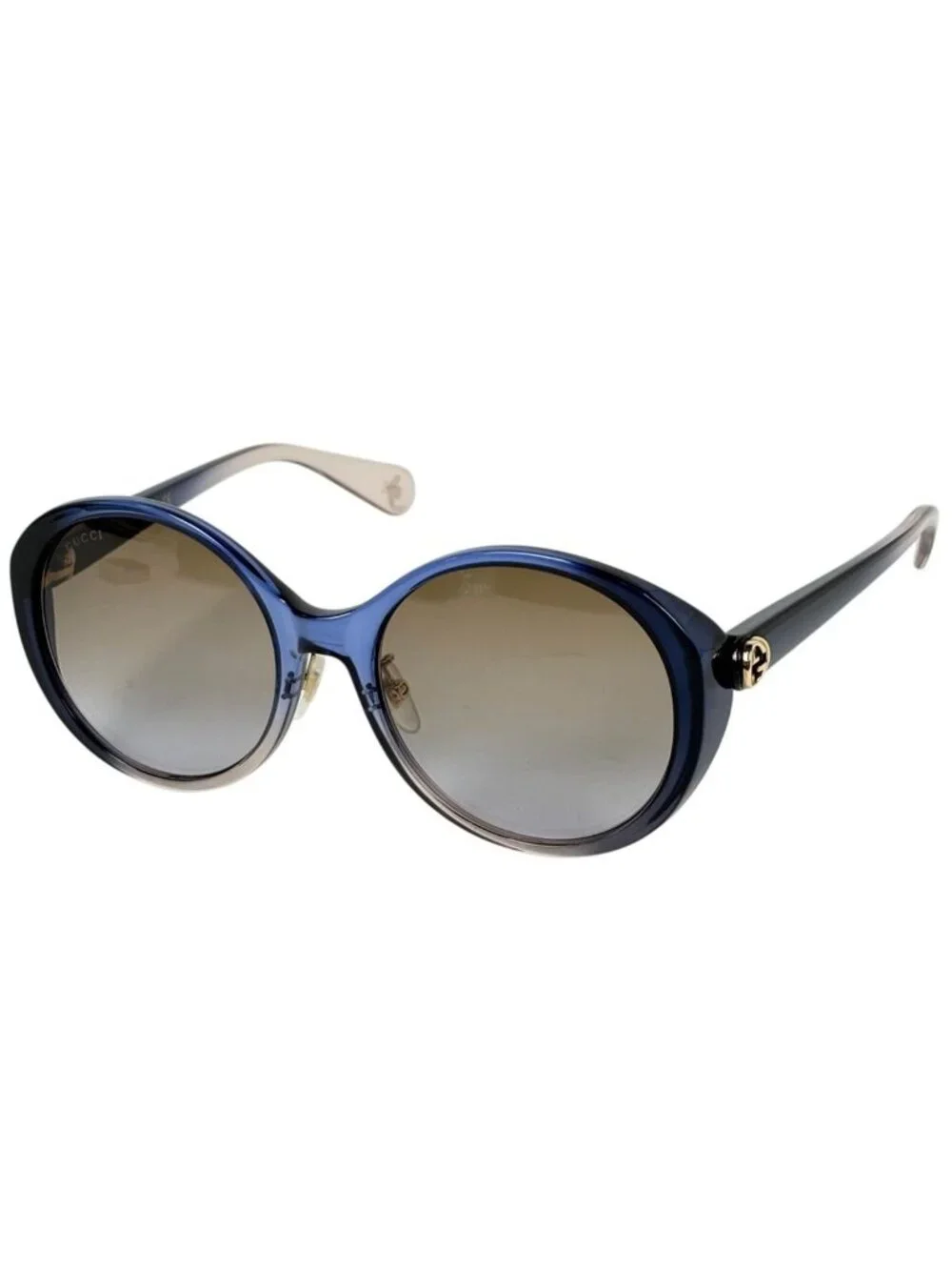 Gucci Interlocking Gradient Sunglasses Acetate Blue Eyewear